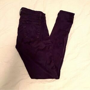 J Brand Purple/Eggplant Skinny Pants. Size 26.